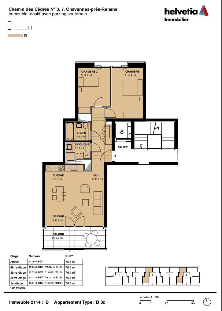 3 ½ rooms apartment (10)