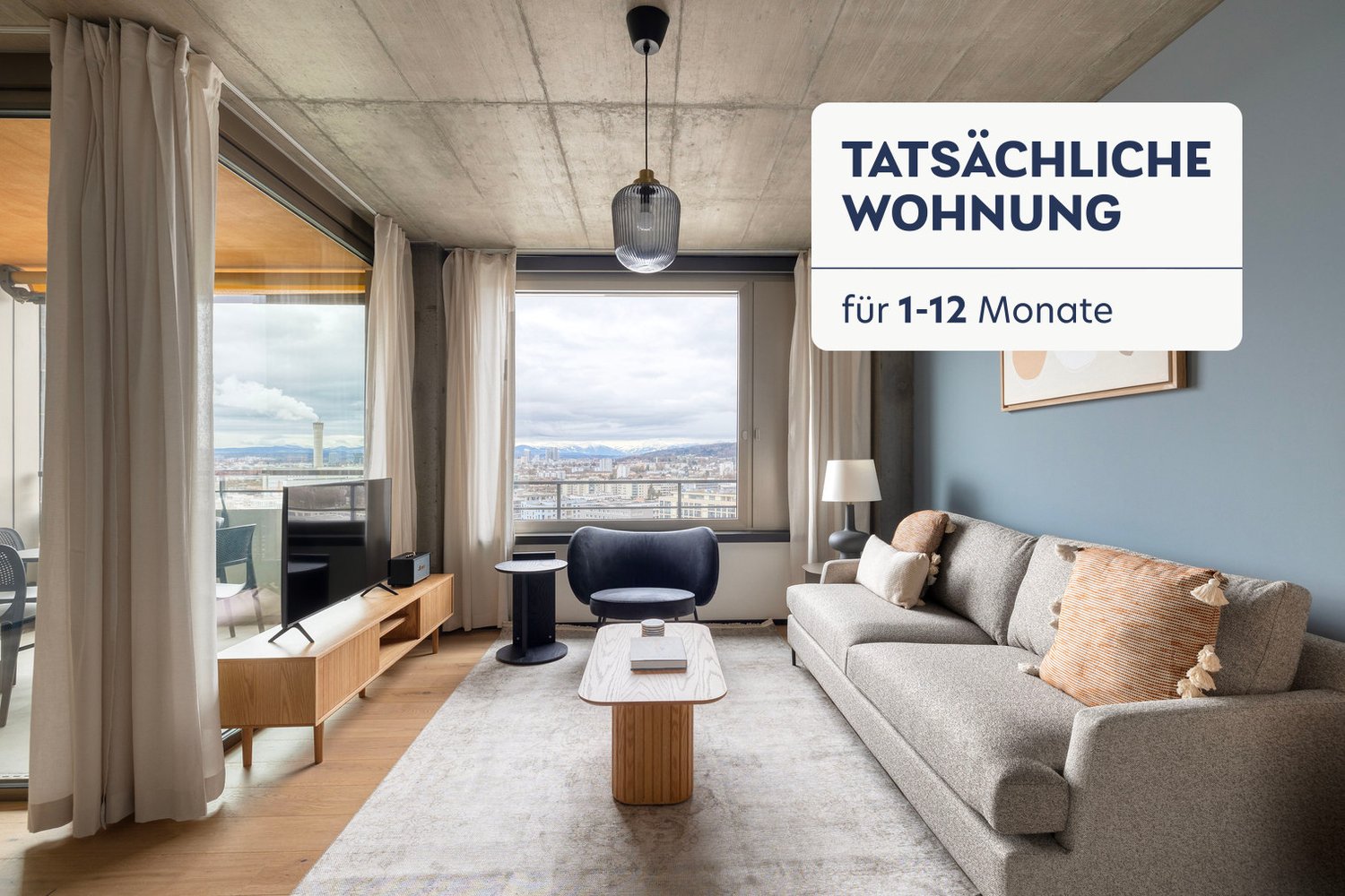 2 ½ rooms furnished flat, Foto 1 von 10