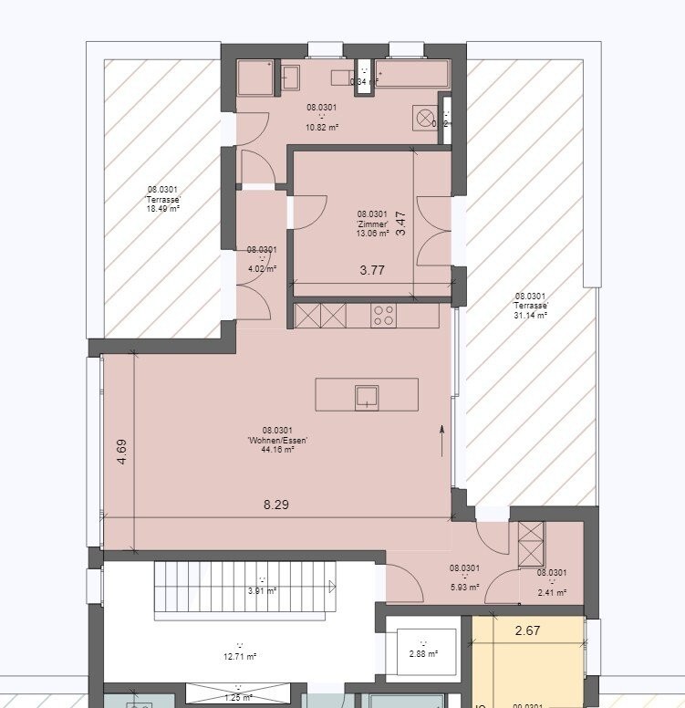 2 ½ rooms attic flat, Foto 8 von 8
