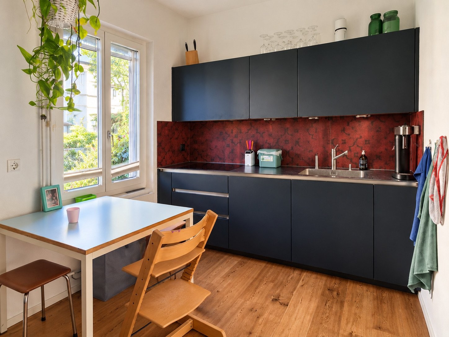3 rooms furnished flat