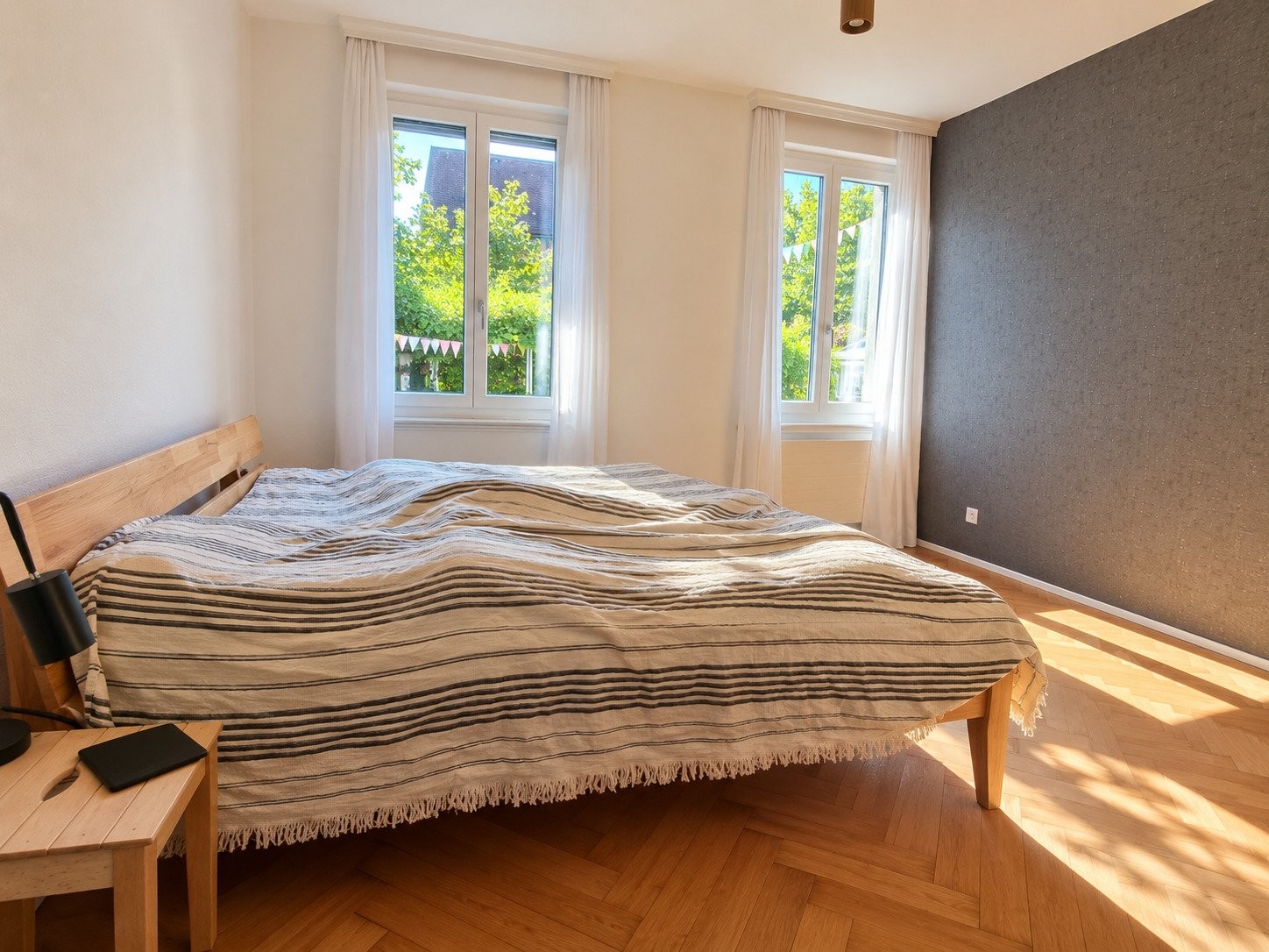 3 rooms furnished flat