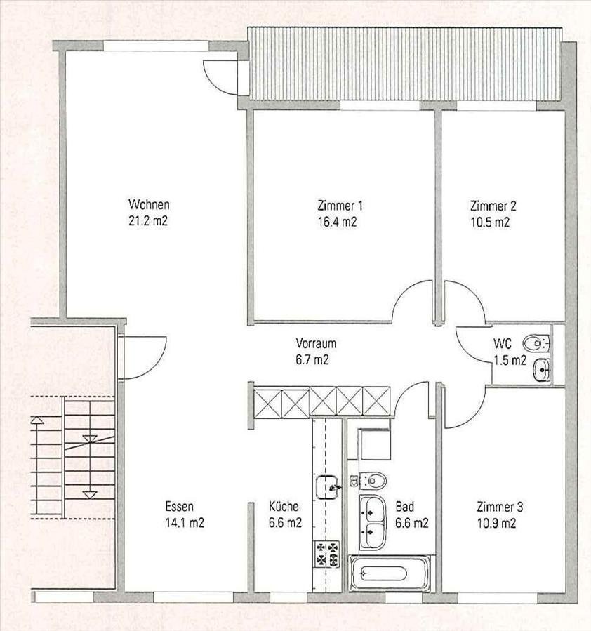 4 ½ rooms apartment