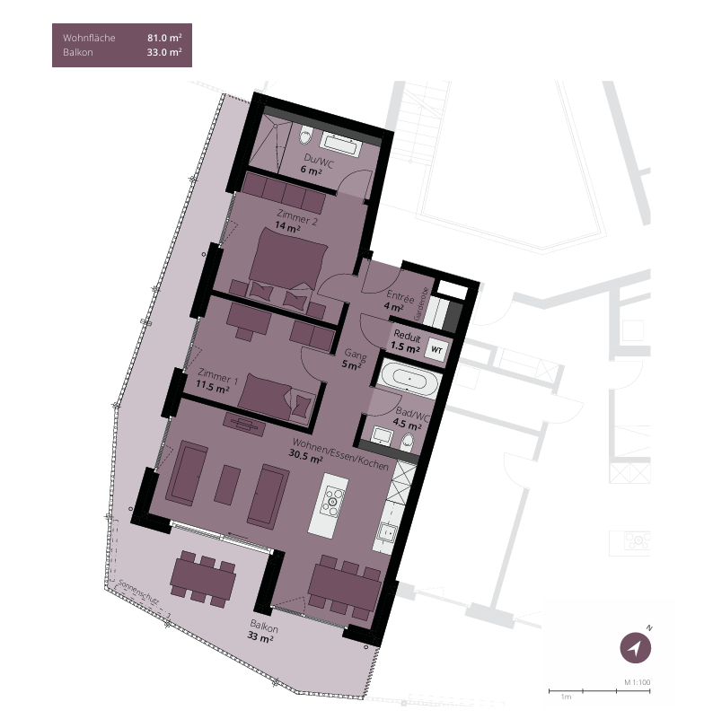 3 ½ rooms apartment, Foto 6 von 6