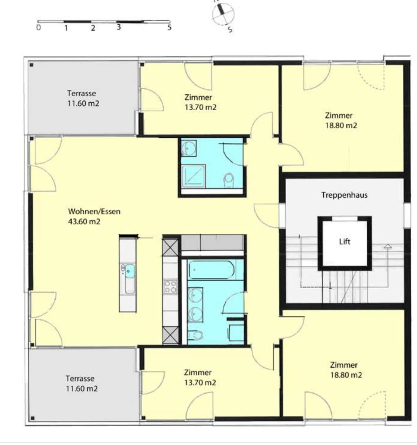 Appartement de 5 pièces