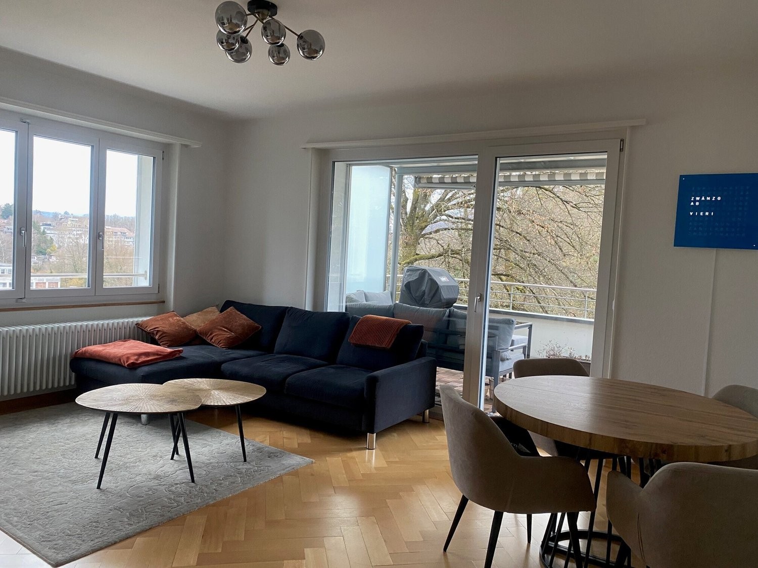 2 rooms furnished flat
