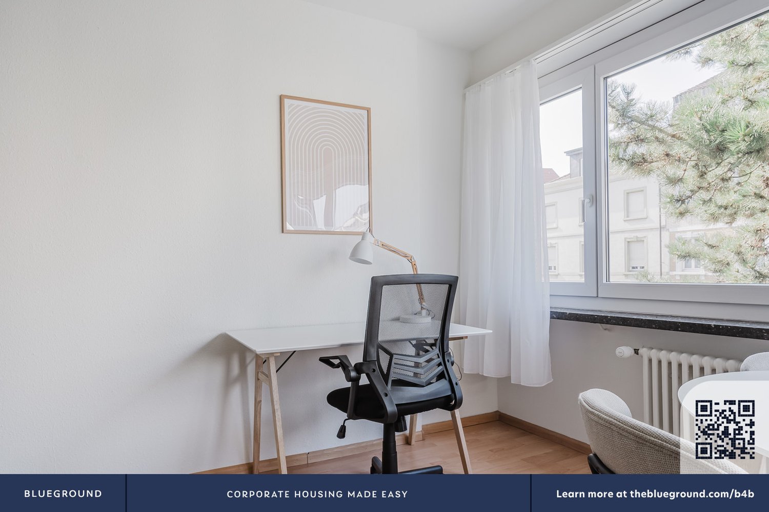 3 ½ rooms furnished flat