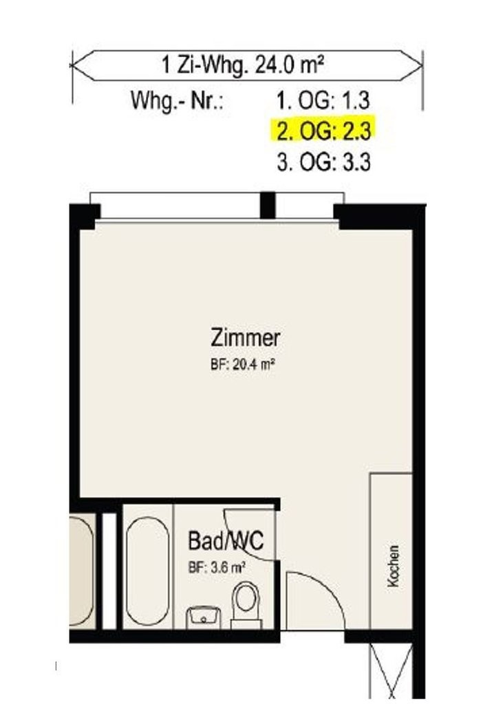 1 room apartment, Foto 8 von 8