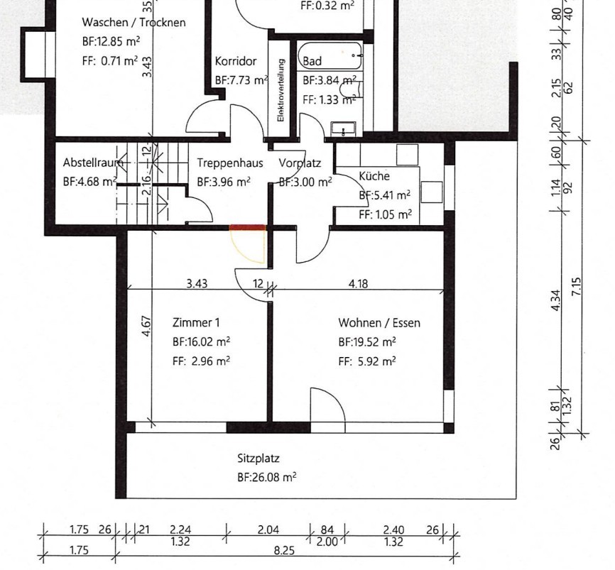 2 ½ rooms bachelor flat, Foto 3 von 6