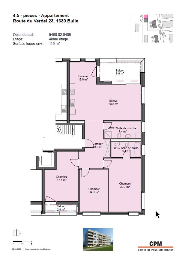 4 ½ rooms apartment