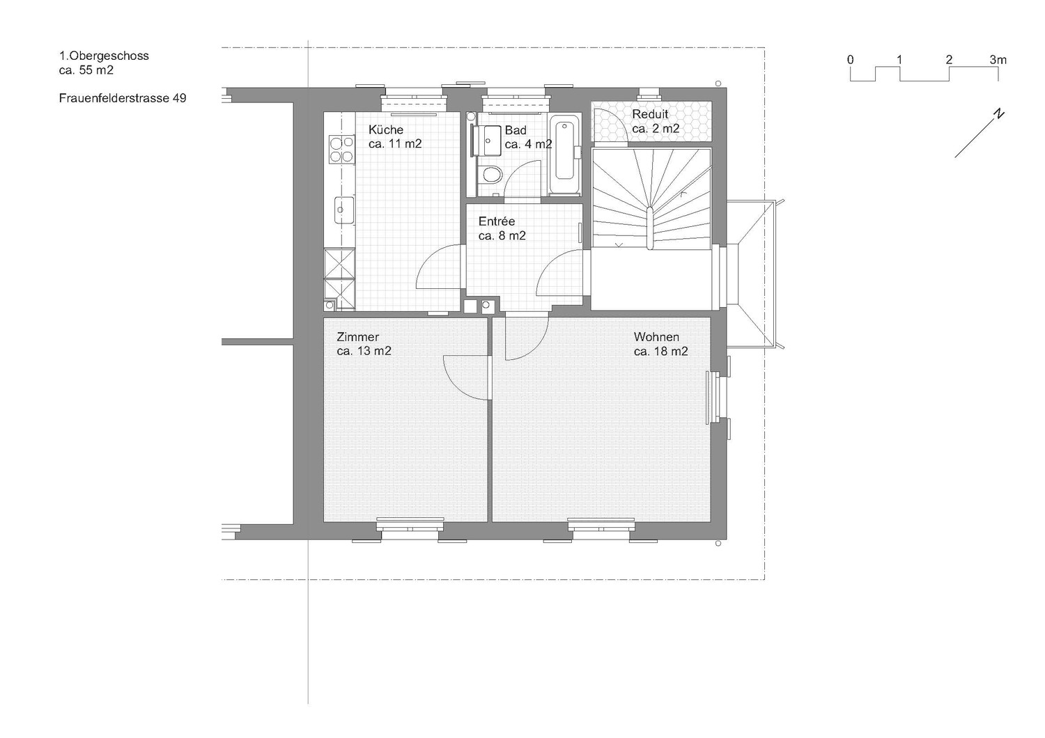 Appartement de 2 ½ pièces
