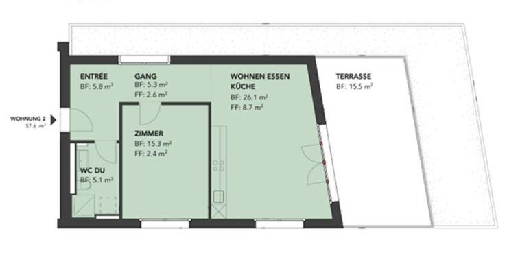 2 ½ rooms apartment, Foto 9 von 9