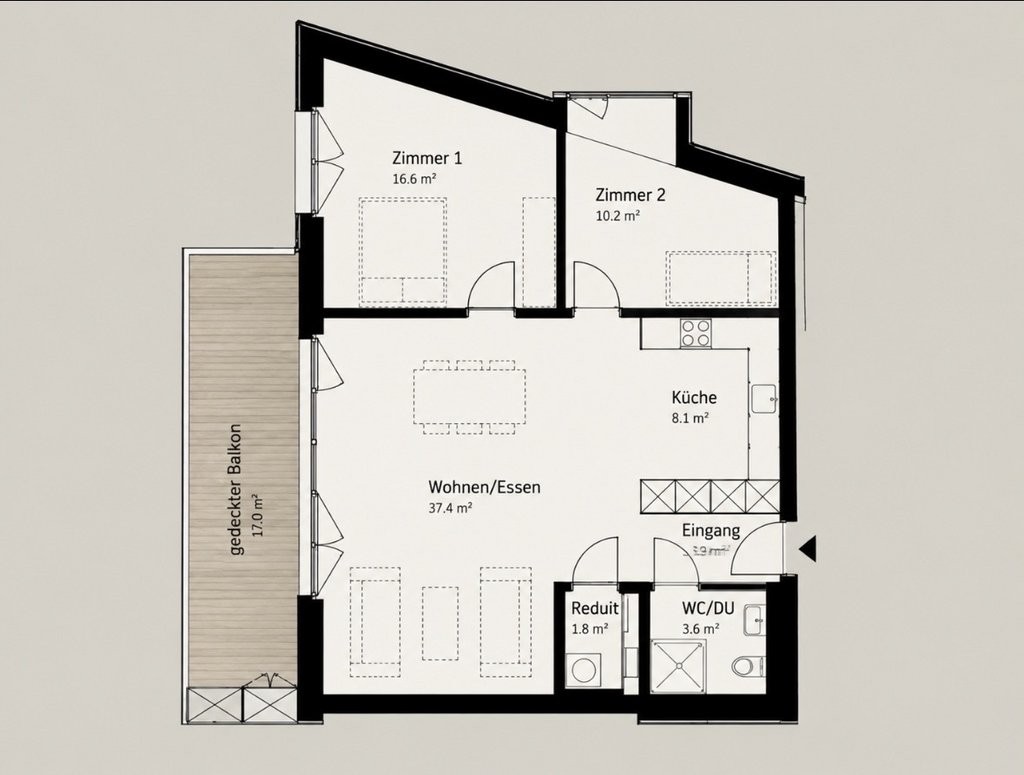 3 ½ rooms apartment, Foto 9 von 9