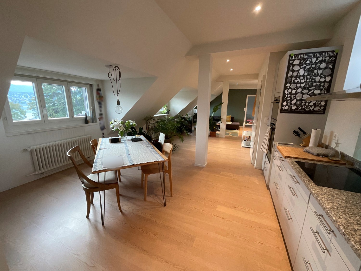 2 rooms roof flat