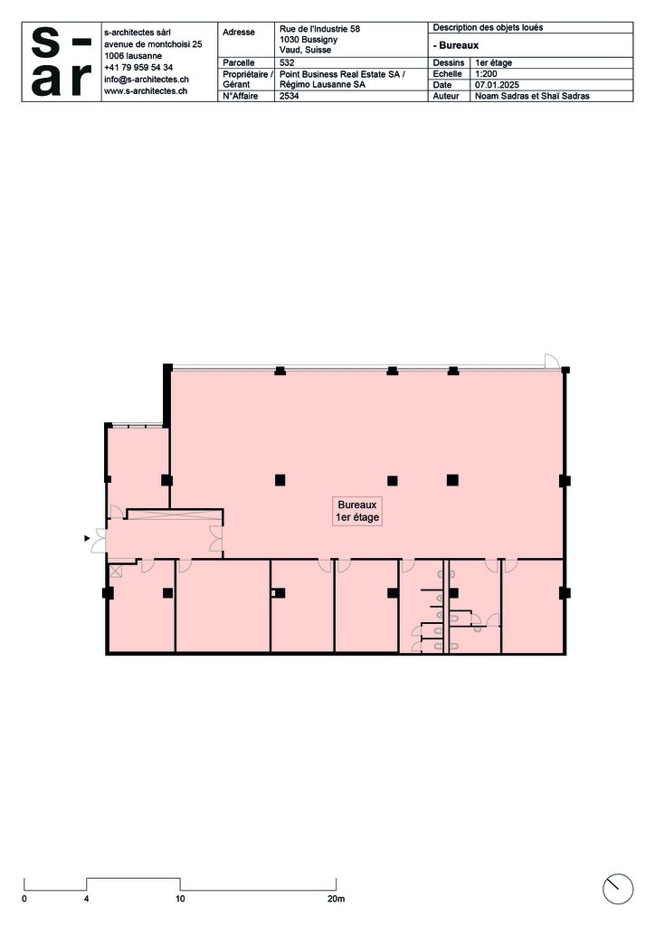 524m² office