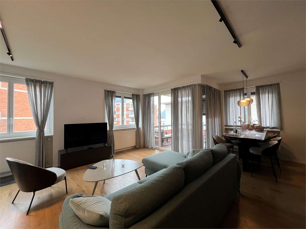 3 ½ rooms furnished flat