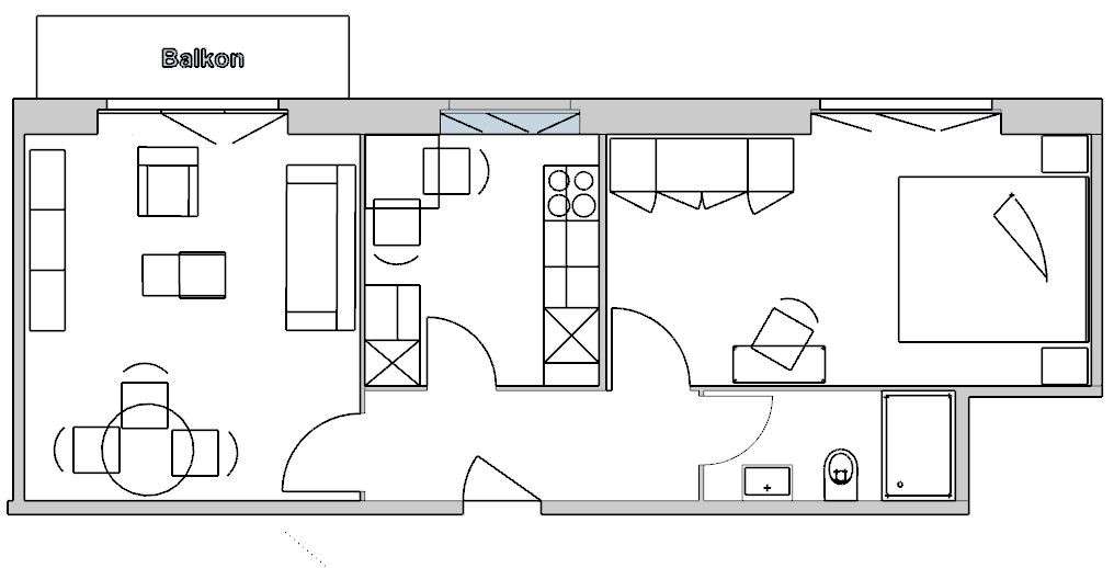 2 rooms apartment, photo 9 sur 9