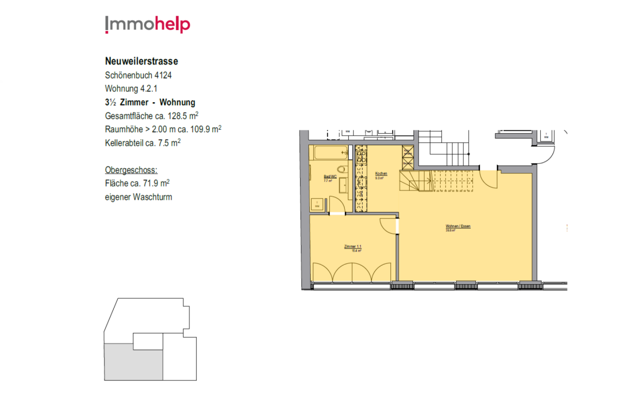 3 ½ locali duplex