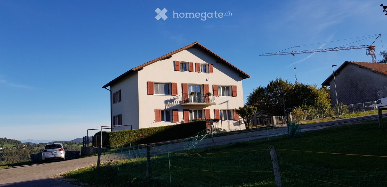 3 ½ Zimmer Wohnung

3.5-Zimmer-Wohnung zu vermieten im Gebäude der Maitres, rue des Tilleuls 1, 2873 Saulcy in einem grossen Haus mit 2 Wohnungen. Wohnung im Erdgeschoss mit Balkon (direkter Aussenzugang), 2 Schlafzimmer, 1 Badezimmer mit Dusche und WC, ausgestattete Küche, 1 grosser, offener Wohn-E