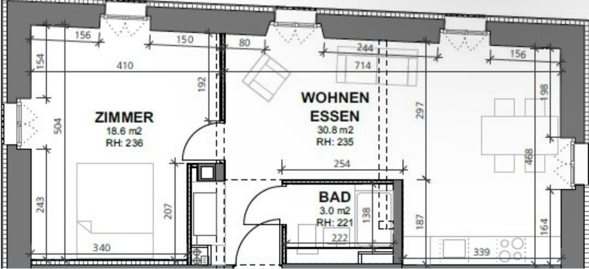 2 ½ rooms apartment, Foto 3 von 5