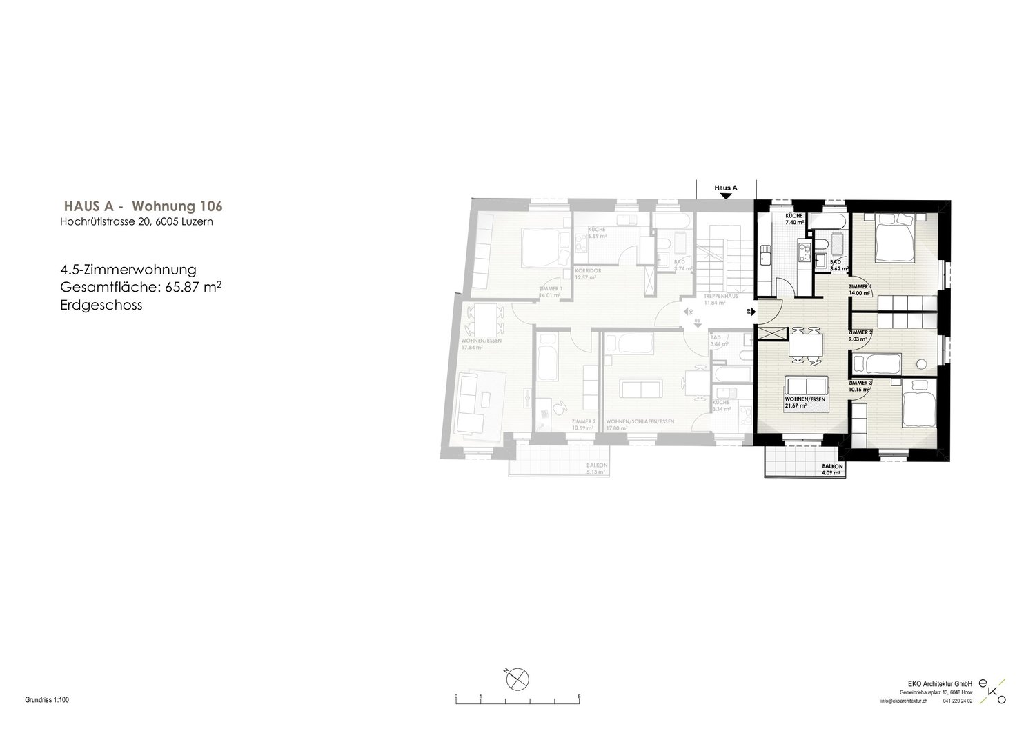 Appartement de 2 ½ pièces
