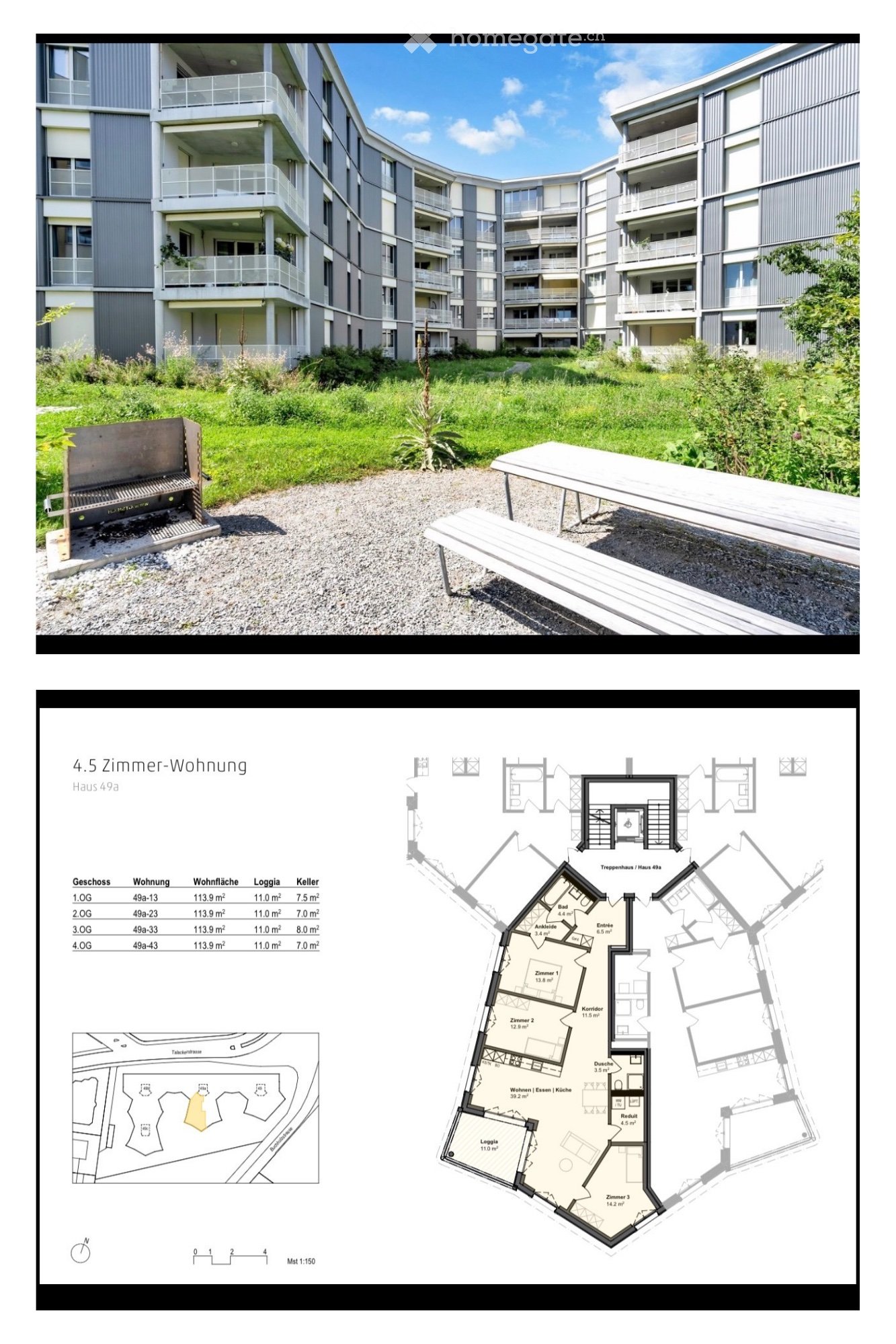 4 rooms apartment