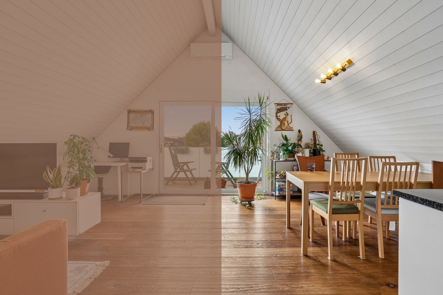 3 ½ rooms roof flat