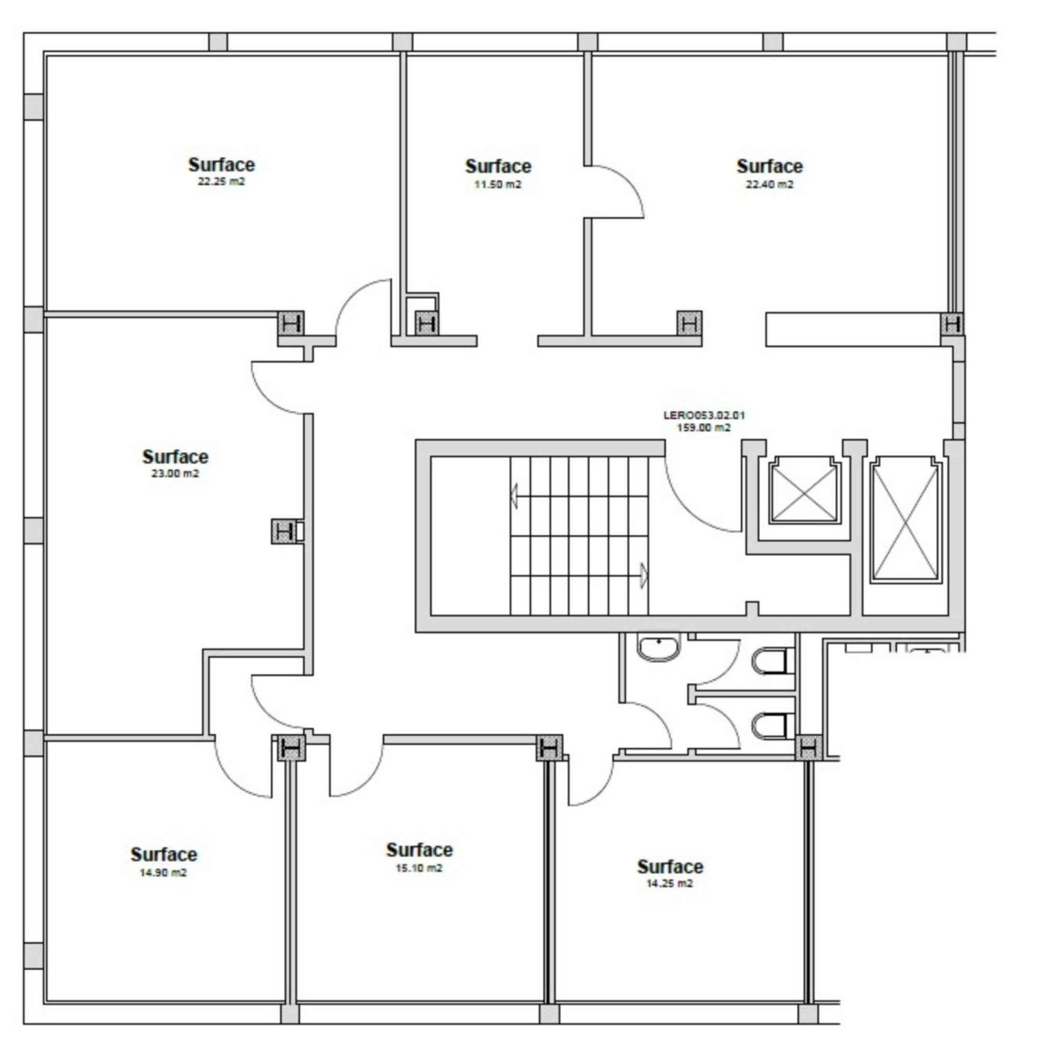159m² Büro, Foto 4 von 4