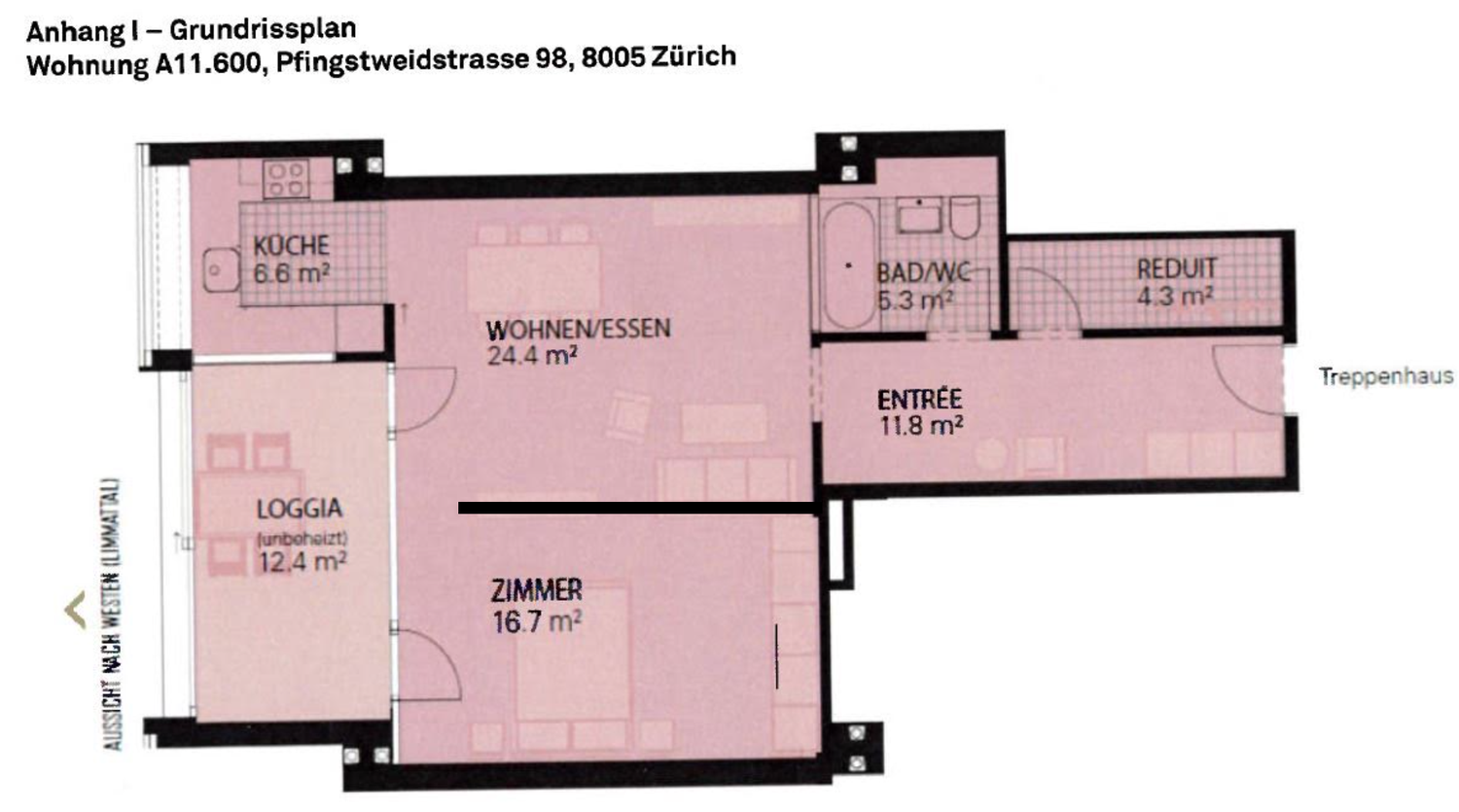 1 Zimmer Wohnung