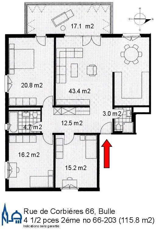 4 ½ Zimmer-Wohnung, Foto 9 von 10