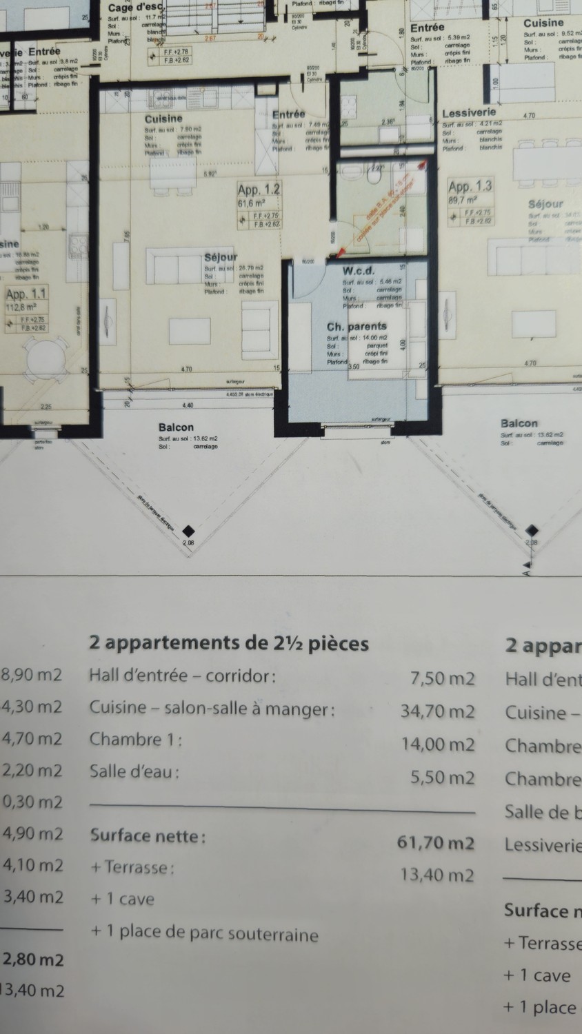 Appartamento di 2 ½ locali