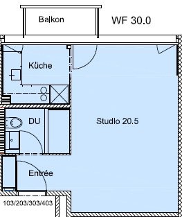 1 ½ rooms apartment, Foto 10 von 10