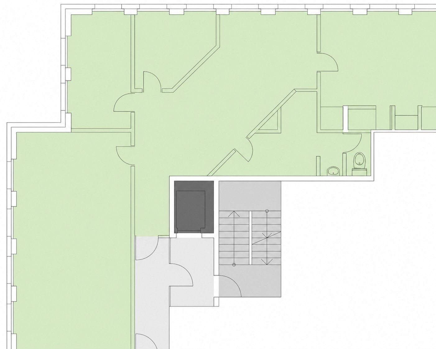 135m² office