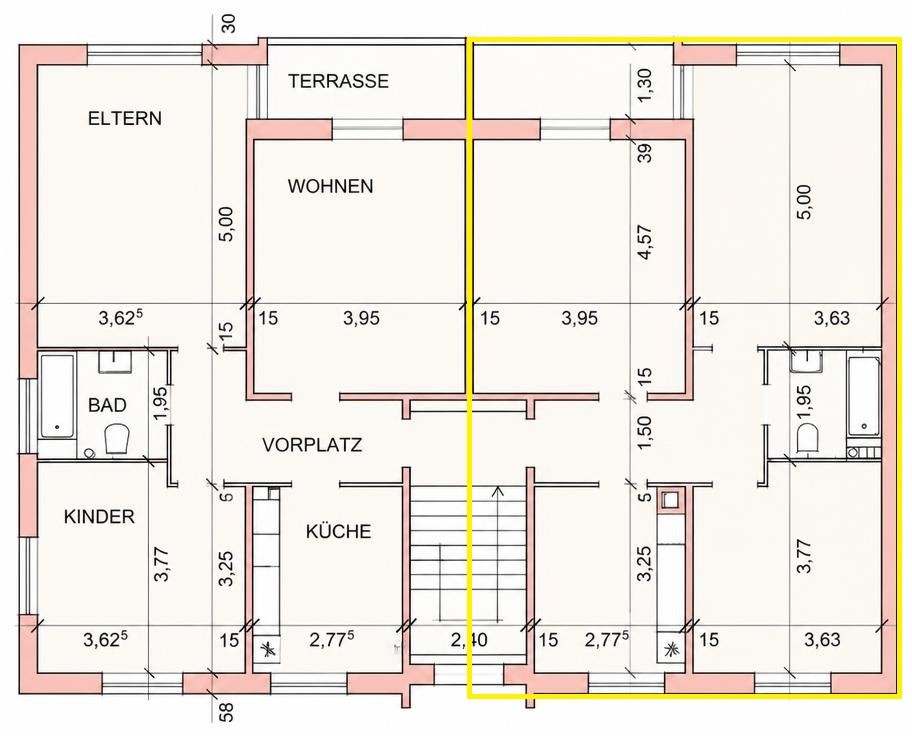 3 ½ rooms apartment