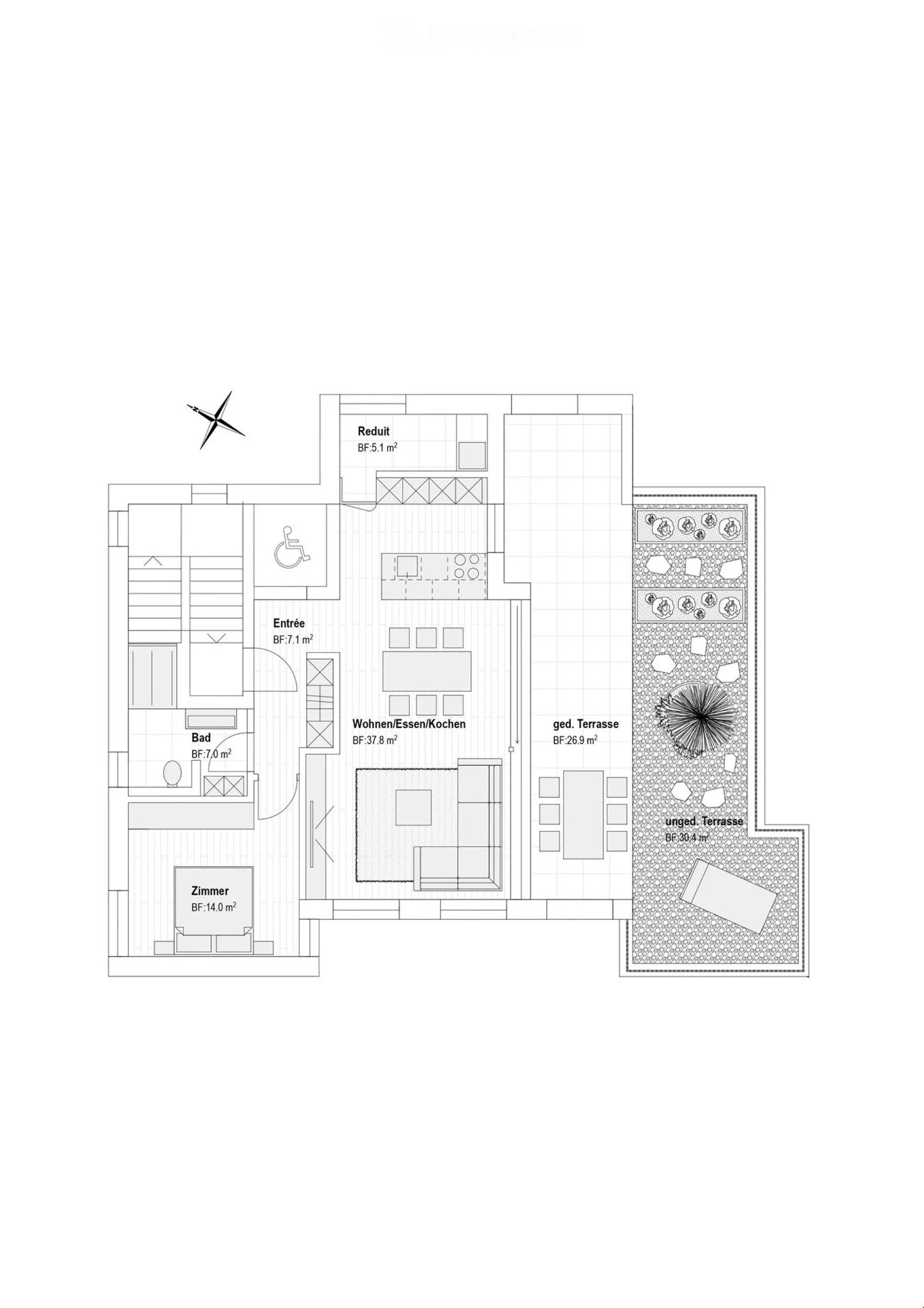 appartamento di 1 ½ locali