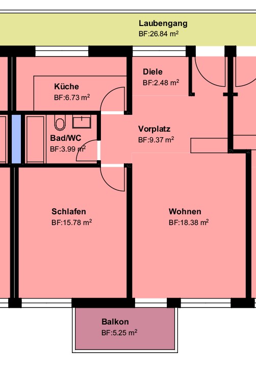 2 ½ rooms apartment, Foto 9 von 9