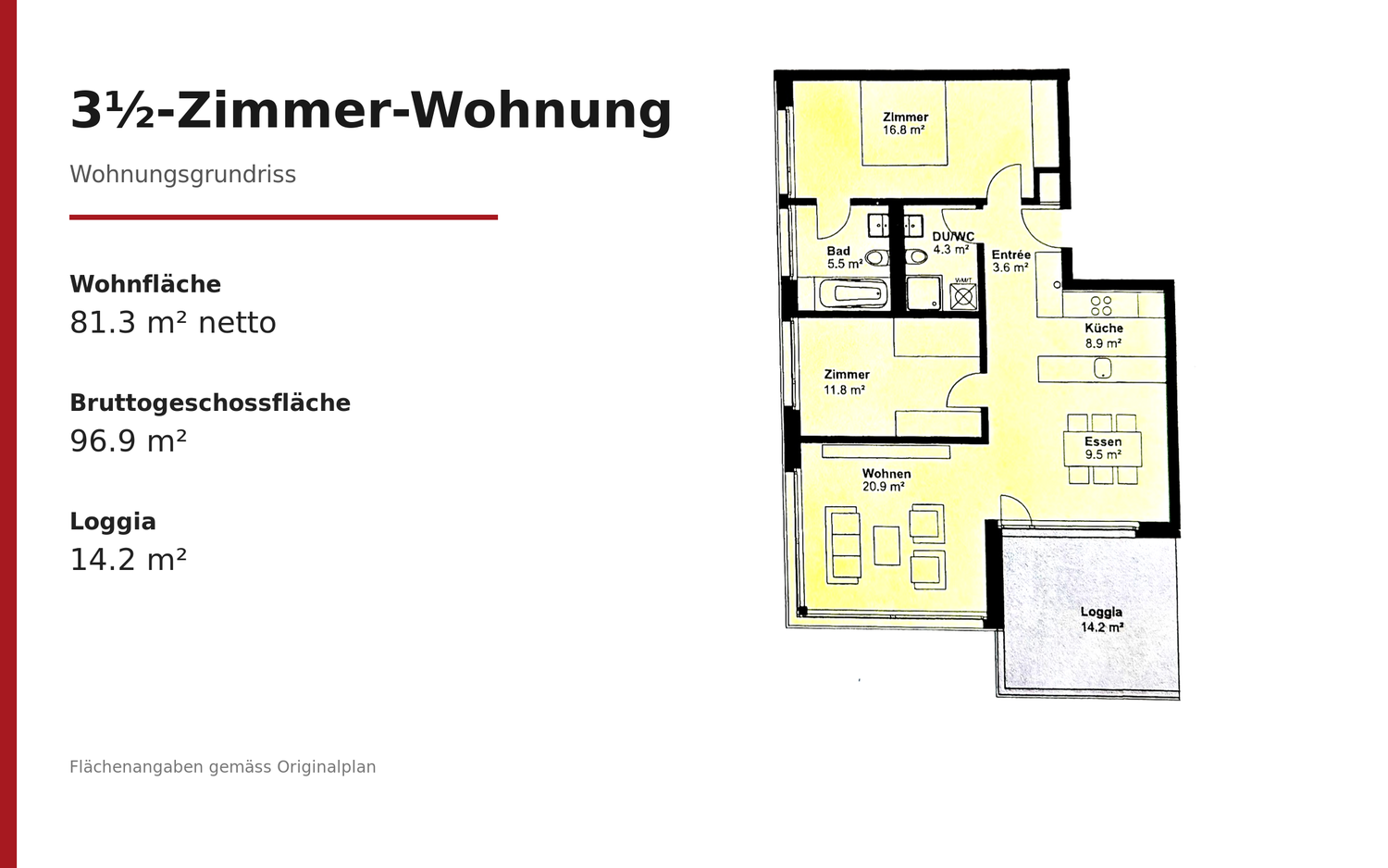 3 ½ rooms apartment, Foto 10 von 10