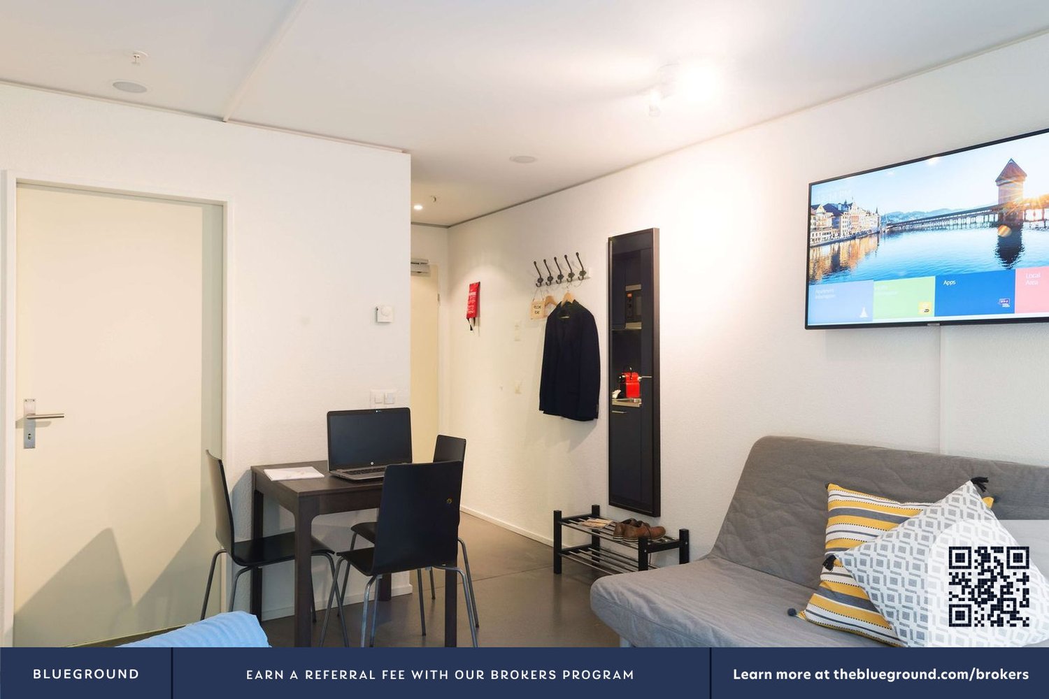 Appartement meublé de 2 pièces