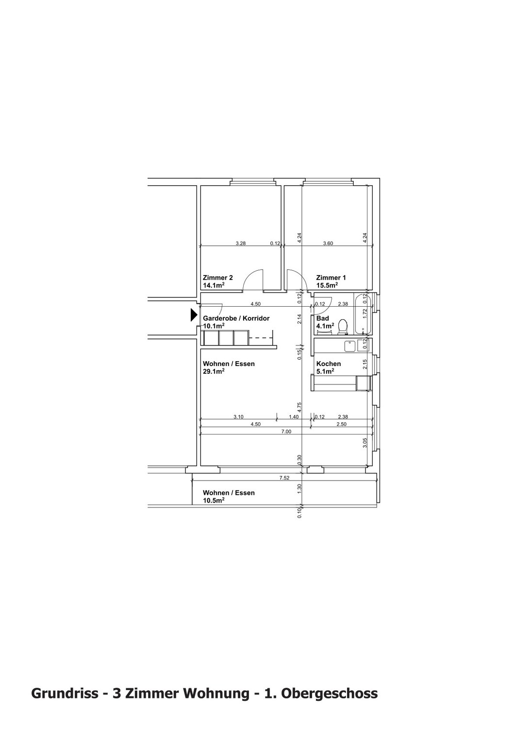 3 ½ rooms apartment, Foto 6 von 6