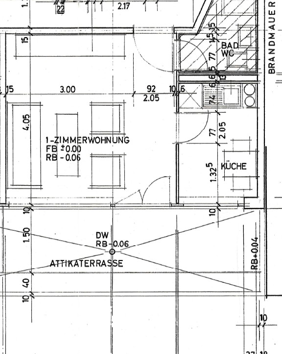 1-Zimmer-Wohnung