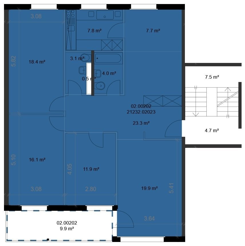 4 ½ rooms apartment