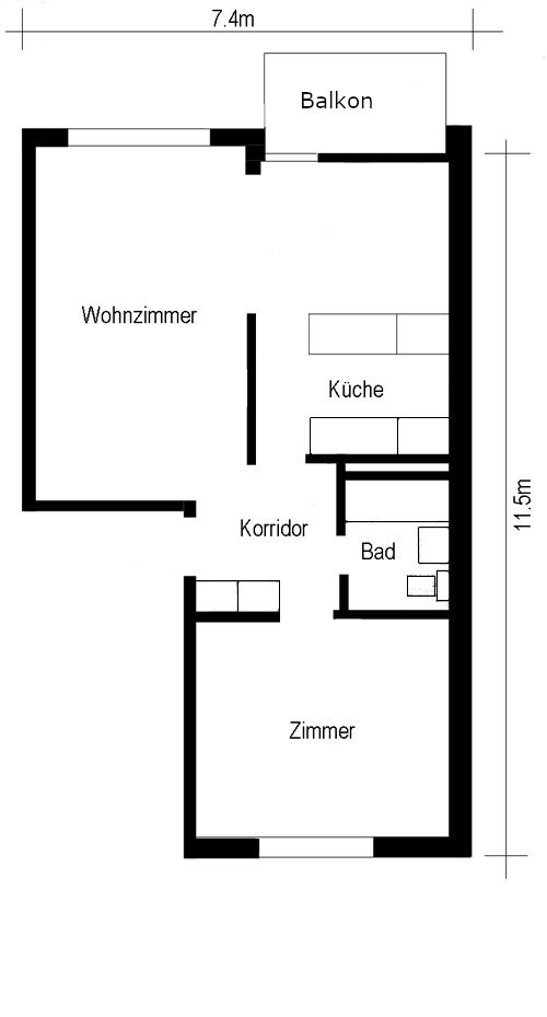 2 ½ rooms apartment, Foto 10 von 10
