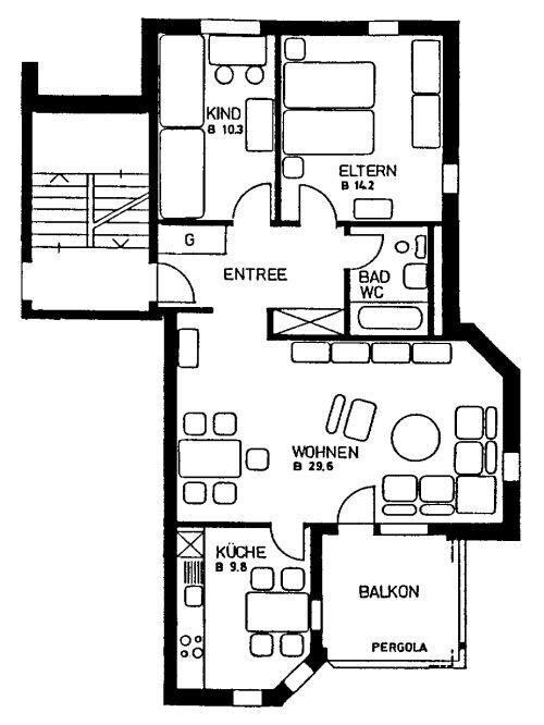 2 ½ rooms apartment