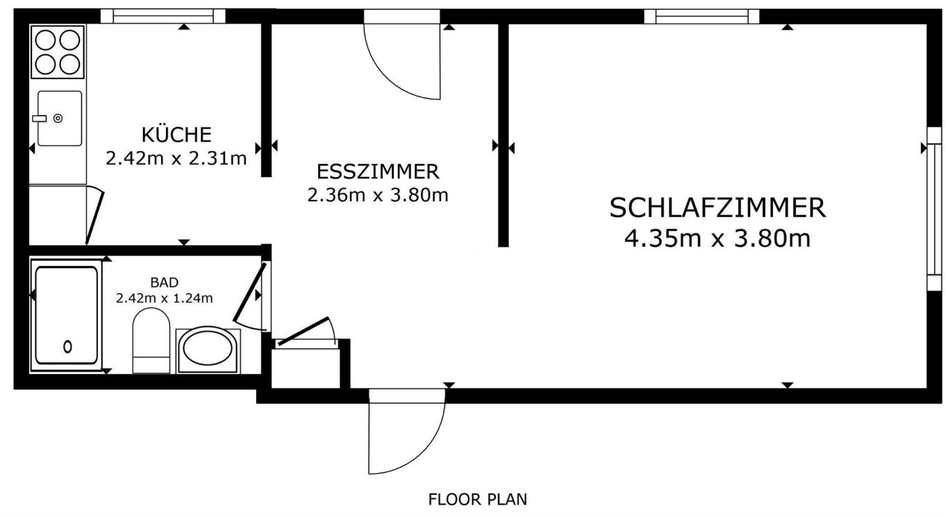 1 ½ rooms apartment, Foto 8 von 8