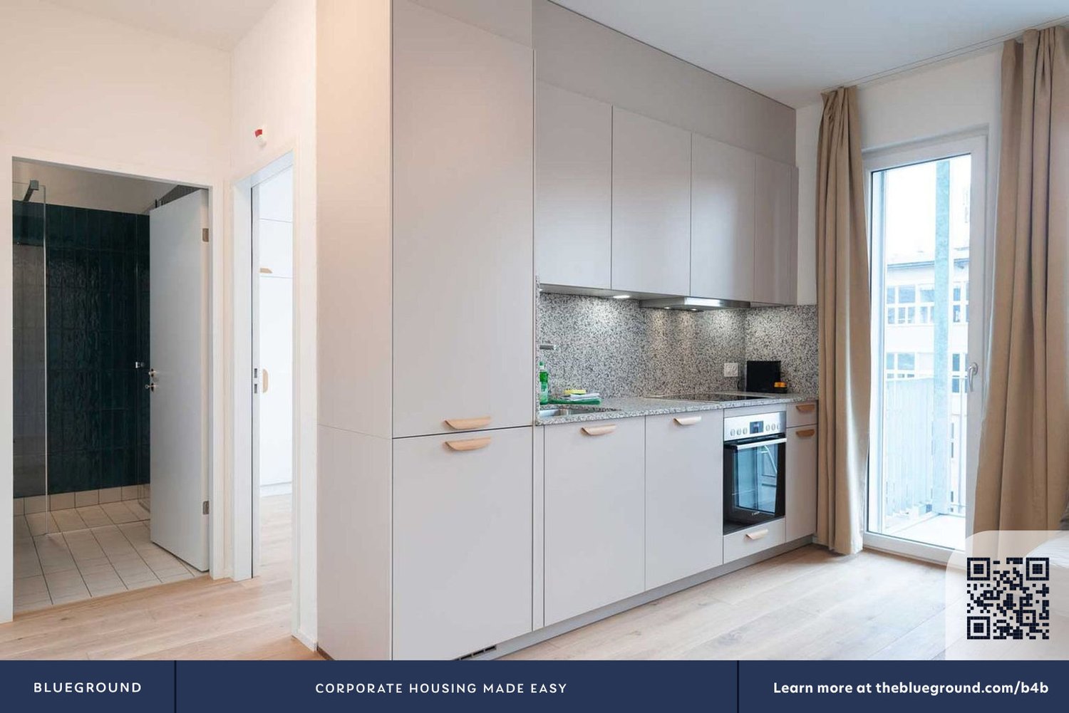 2 rooms furnished flat