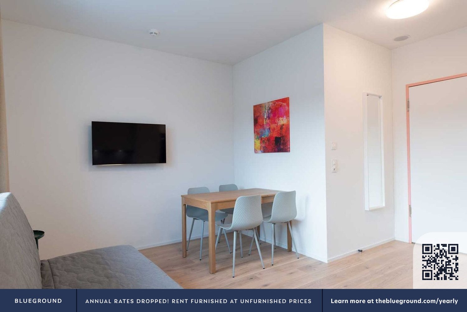 2 rooms furnished flat