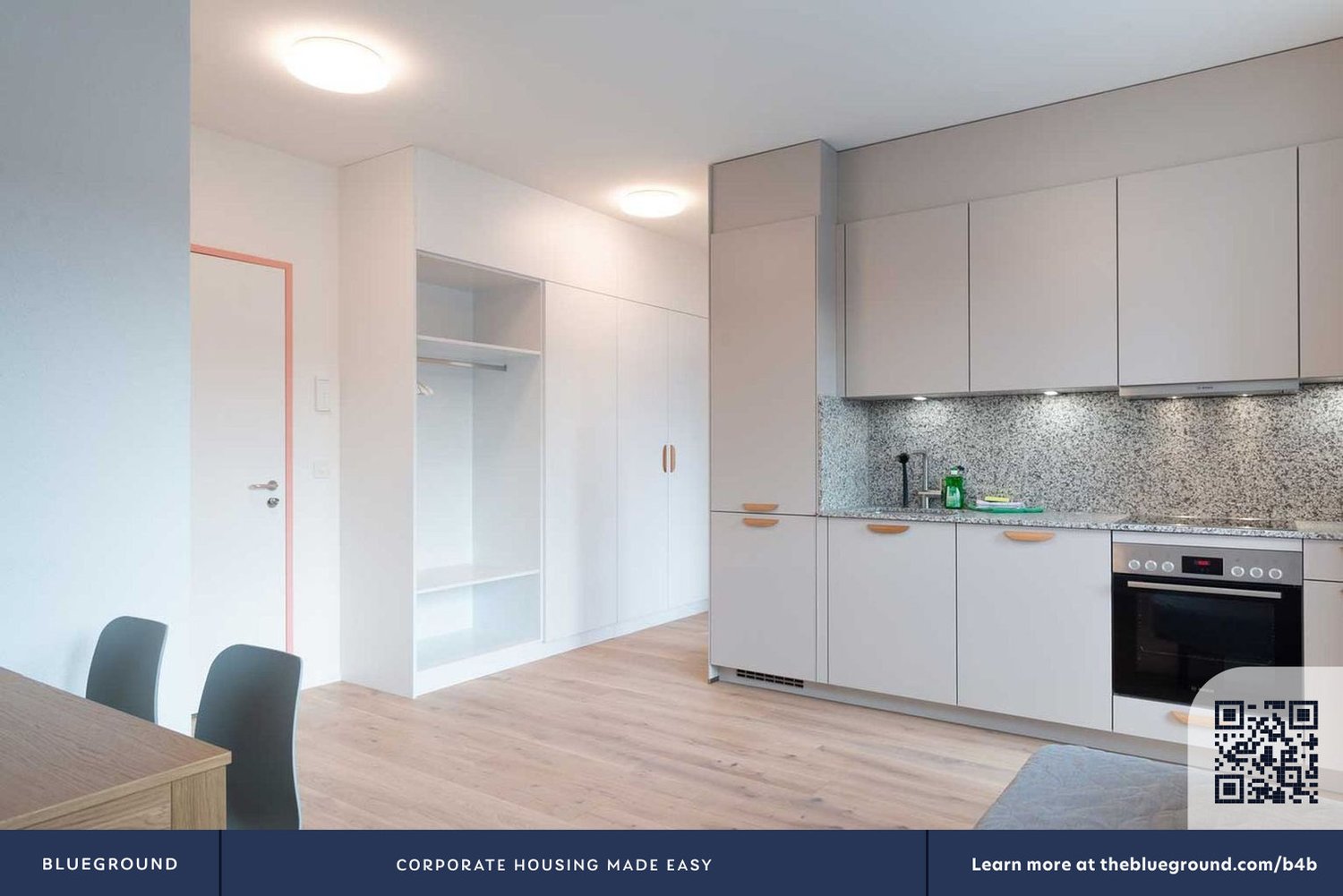 2 rooms furnished flat