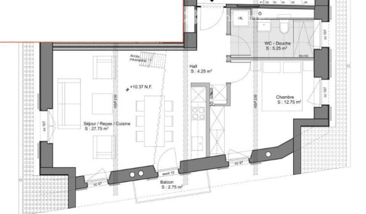 Appartamento di 2 ½ locali