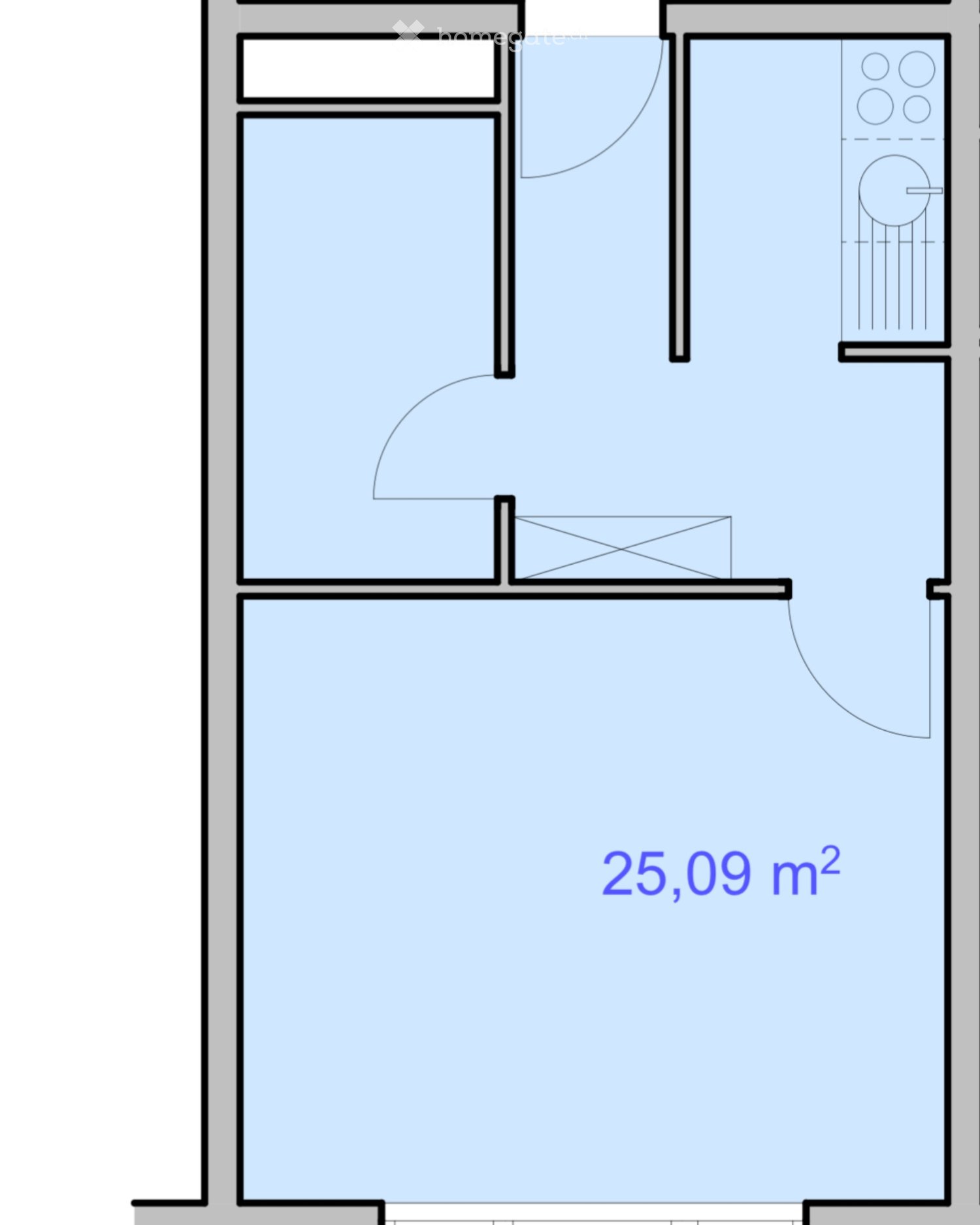 1-Zimmer-Wohnung, Foto 5 von 5