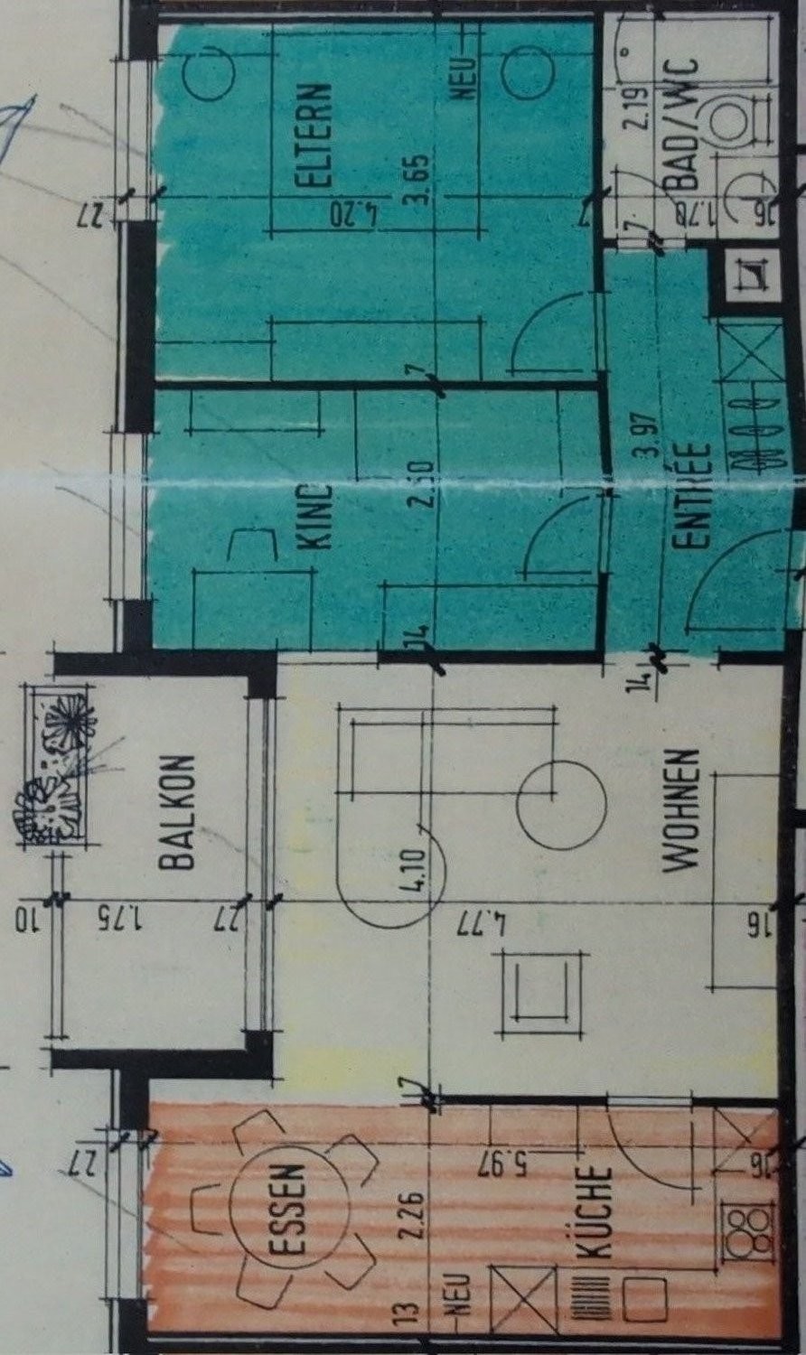 3 ½ rooms apartment