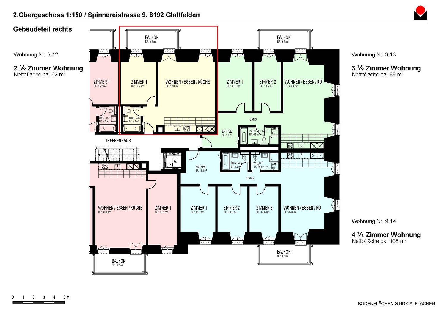 3 ½ rooms apartment